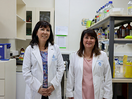 Alejandra Álvarez and Silvana Zanlugo