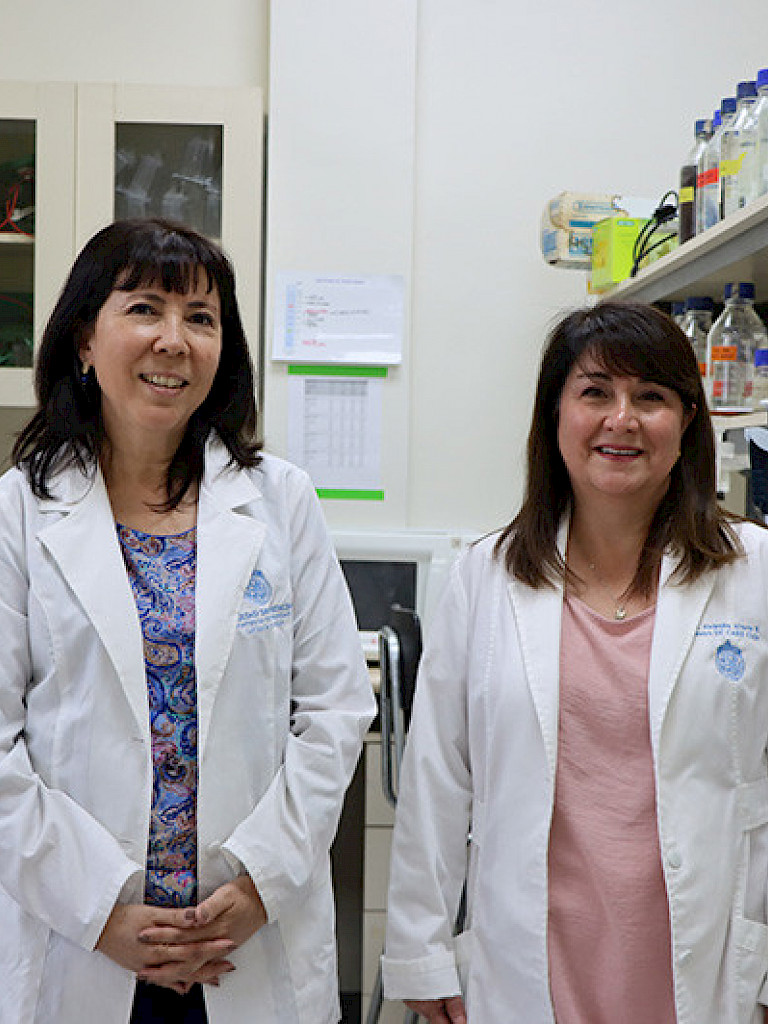 Alejandra Álvarez and Silvana Zanlugo