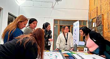 Equipo de Observatorio Ambiental trabajando en el desarrollo de la plataforma en conjunto con la comunidad.