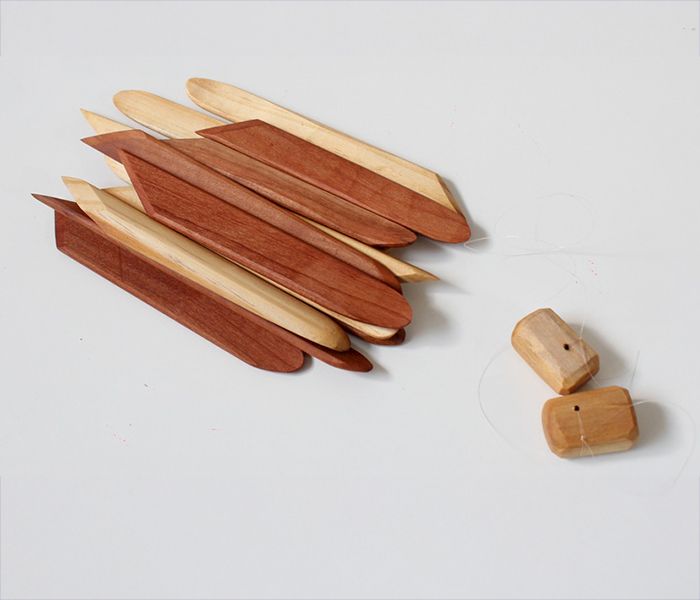 Objetos de madera reutilizada