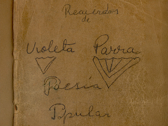 Portada Recuerdos de Violeta Parra