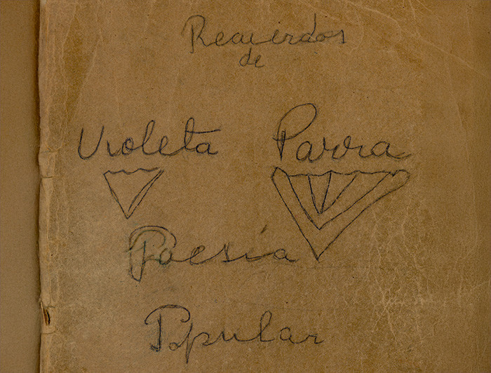 Portada Recuerdos de Violeta Parra