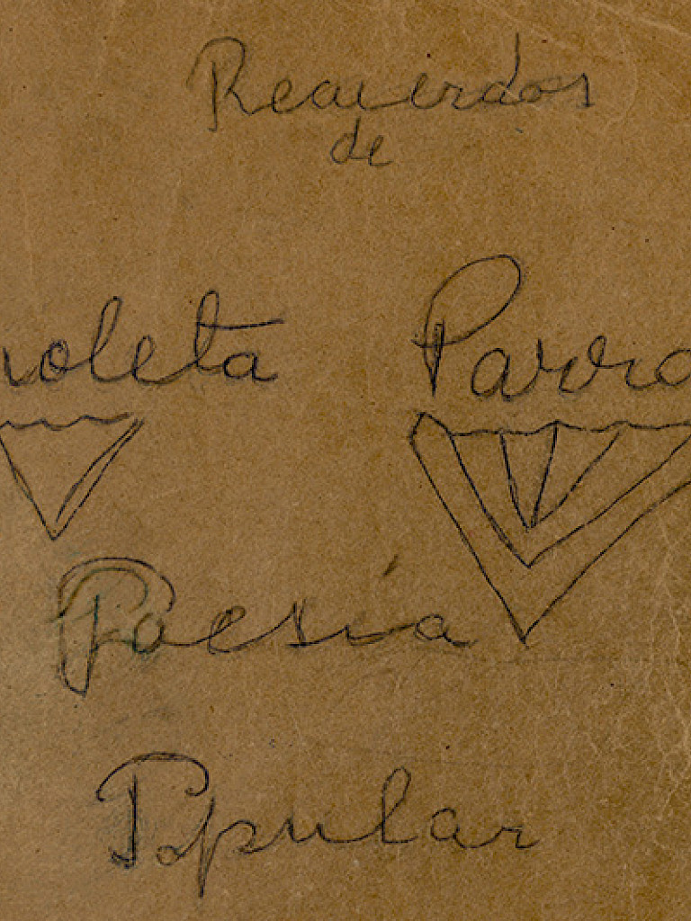 Portada Recuerdos de Violeta Parra