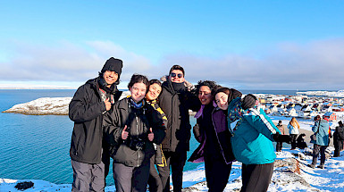 Jóvenes en el Círculo Polar Ártico