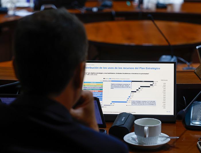 Sesión del Honorable Consejo Superior de la UC