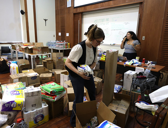 Campaña de recolección de ayuda material