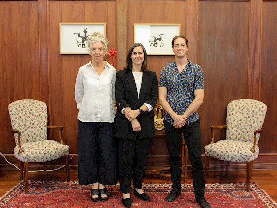 University of Melbourne Authorities with Maria Montt