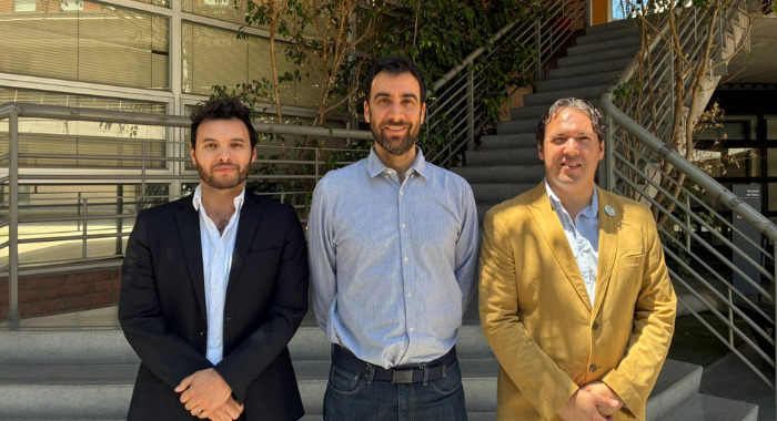 Ariel Norambuena, Jerónimo Maze y Dardo Goyeneche