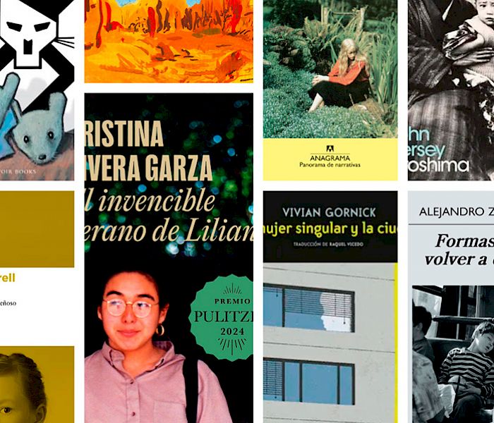 Collage portadas de libros