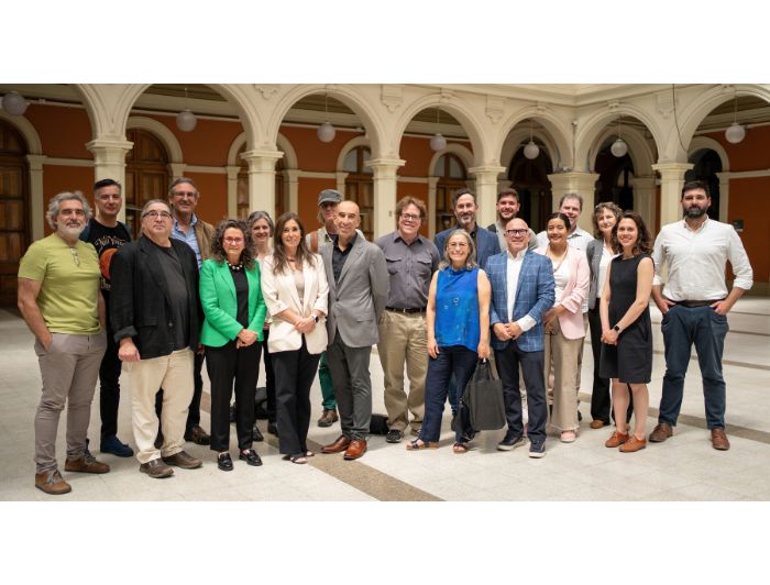 Delegation at Casa Central