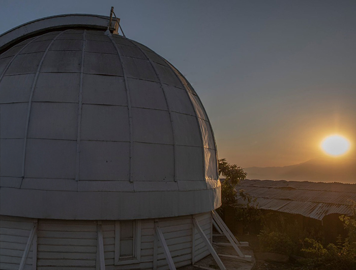 Observatorio Manuel Foster al atardecer
