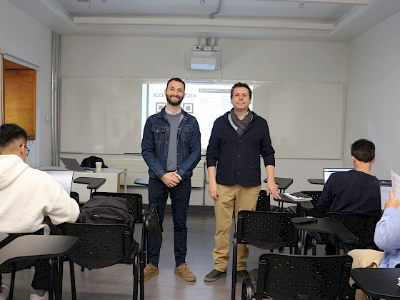 Andrés Prieto y Claudio Mourgues