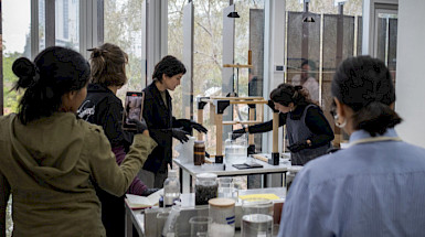 Investigadoras en el Laboratorio de Biofabricación