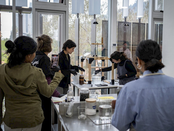 Investigadoras en el Laboratorio de Biofabricación