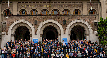 Grupo de participantes de la IPCC en Campus Oriente UC.