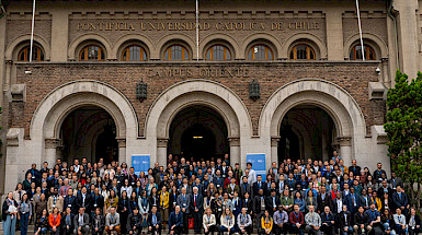 Grupo de participantes de la IPCC en Campus Oriente UC.