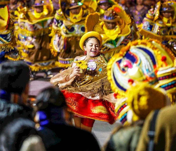 Baile de la la fiesta de la Virgen de Guadalupe de Ayquina