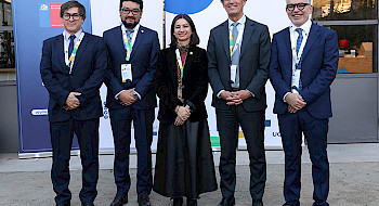 Autoridades en la inauguración del Centro de Liderazgo para la Transformación de los Territorios Educativos (CELITED).