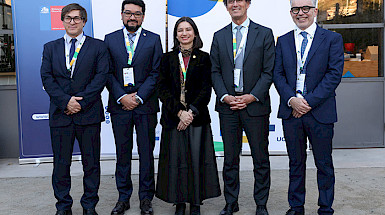 Autoridades en la inauguración del Centro de Liderazgo para la Transformación de los Territorios Educativos (CELITED).