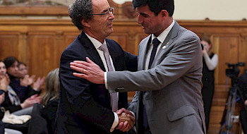 Juan Carlos de la Llera y Juan Yuz.