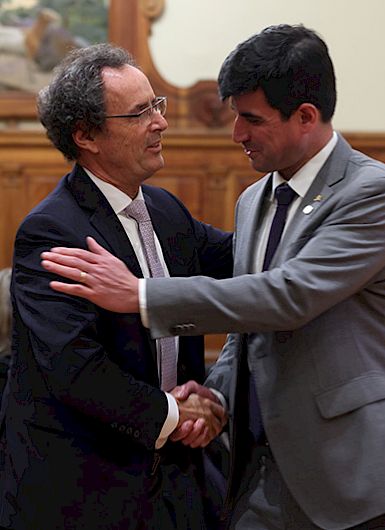 Juan Carlos de la Llera y Juan Yuz.