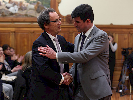 Juan Carlos de la Llera y Juan Yuz.