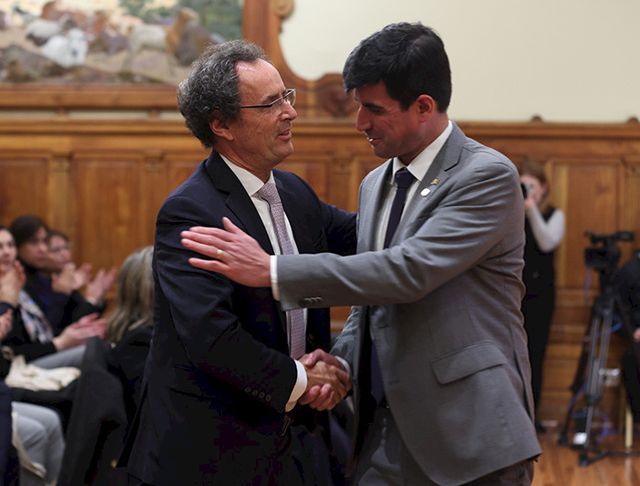 Juan Carlos de la Llera y Juan Yuz.