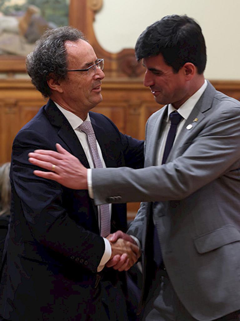 Juan Carlos de la Llera y Juan Yuz.