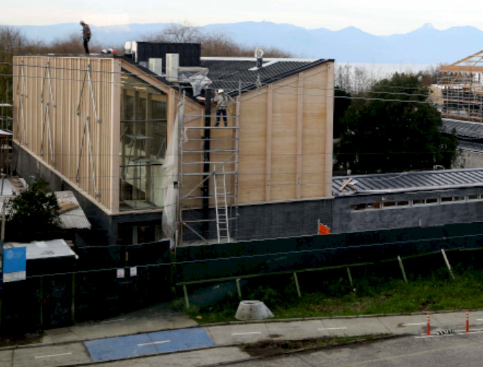 Construcción del nuevo edificio del Campus Villarrica