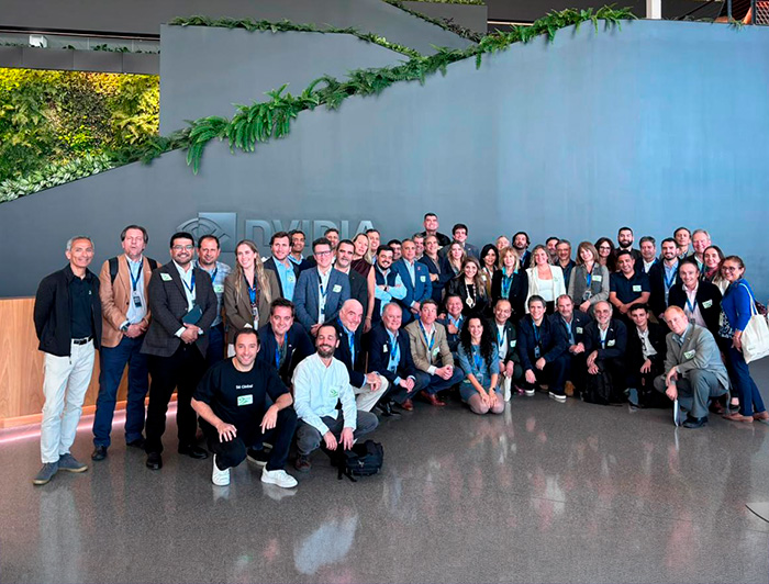 Delegación chilena en Nvidia