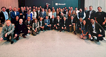Delegación chilena en Microsoft