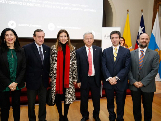 Autoridades del mundo académico, privado y público estuvieron presentes en el seminario "Empresas y cambio climático". Fue el primer evento oficial de la UC en el marco de la COP 25.