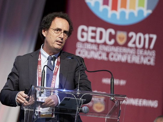 Decano de Ingeniería UC, Juan Carlos de la Llera, miembro del Global Engineering Deans Council y fue quien postuló a Chile como sede de la cumbre durante la última cita realizada en Canadá.
