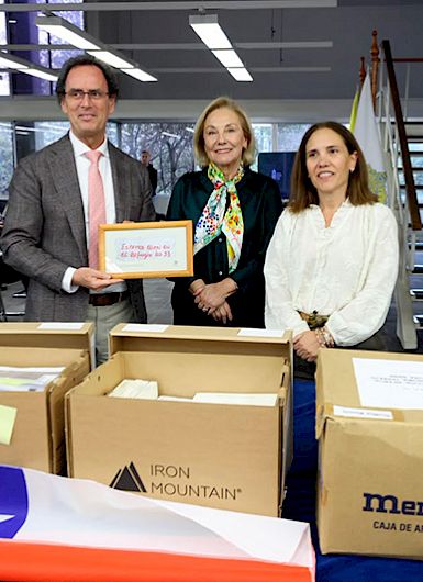 Ceremonia entrega archivo presidencial Sebastián Piñera
