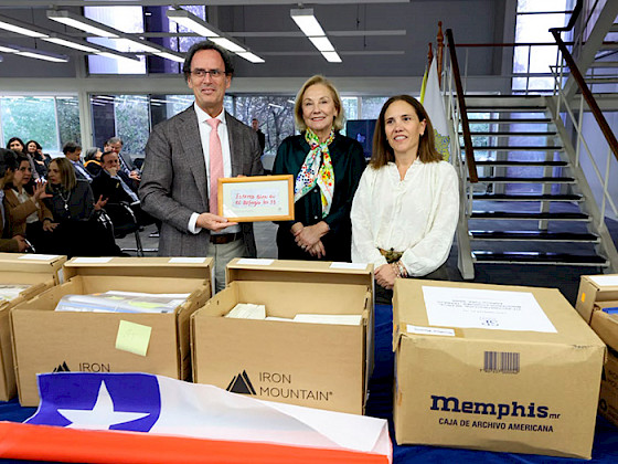 Ceremonia entrega archivo presidencial Sebastián Piñera