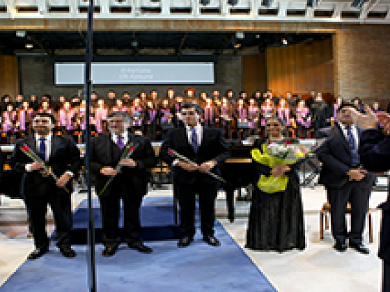 La celebración de los 131 años congregó a cerca de mil personas, quienes presenciaron casi una hora y media de esta obra creada en 1935.