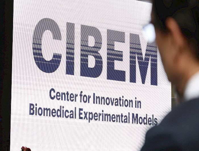 Afiche de Cibem, Centro de Innovación en Modelos Biomédicos Experimentales.