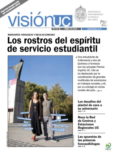 Portada periódico Visión UC, número 273