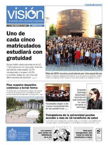 Portada periódico Visión UC, número 281