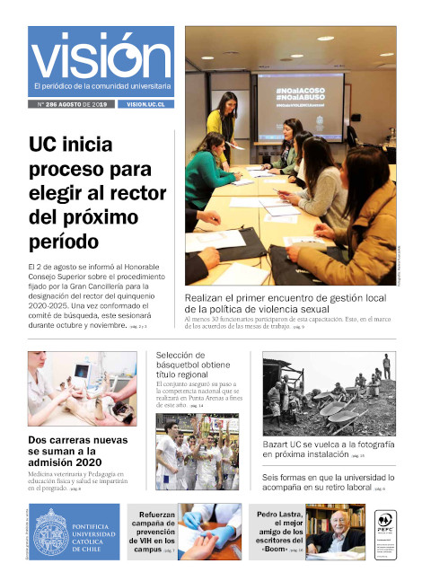 Portada periódico Visión UC, número 286