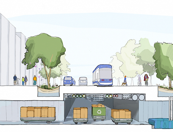 Google se embarcará próximamente en la construcción de la primera ciudad del futuro interviniendo un área completa de Toronto. Foto: Sidewalk Labs