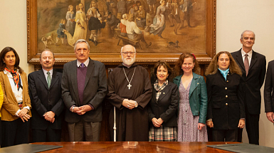 Los integrantes del Comité de Búsqueda del rector, en su primera reunión.