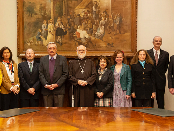 Los integrantes del Comité de Búsqueda del rector, en su primera reunión.