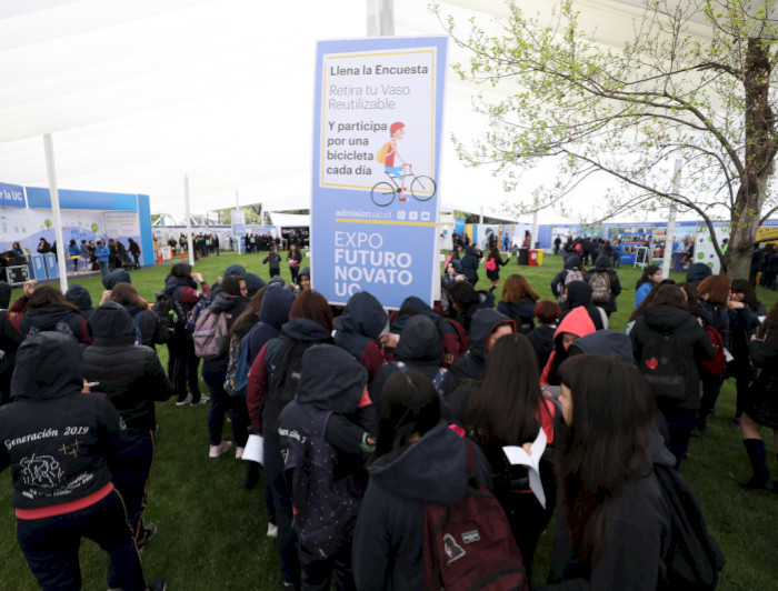 imagen correspondiente a la noticia: "Apostando por inclusión, UC organiza multitudinaria versión de Expo Futuro Novato"