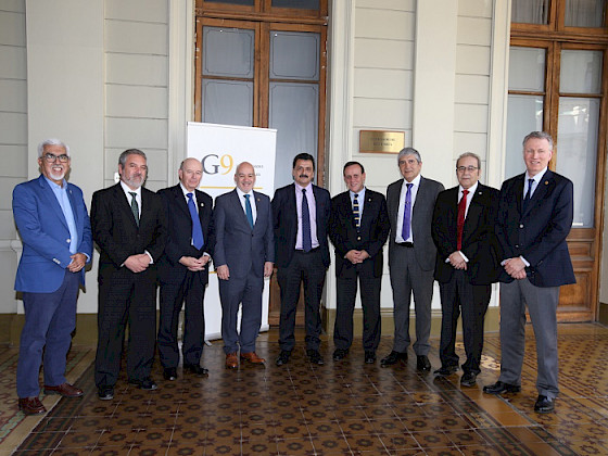 Grupo de rectores del grupo G9 que une a universidades públicas no estatales.
