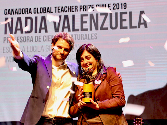 Nadia Valenzuela, profesora de Angol, ganadora del Global Teacher Prize Chile 2019