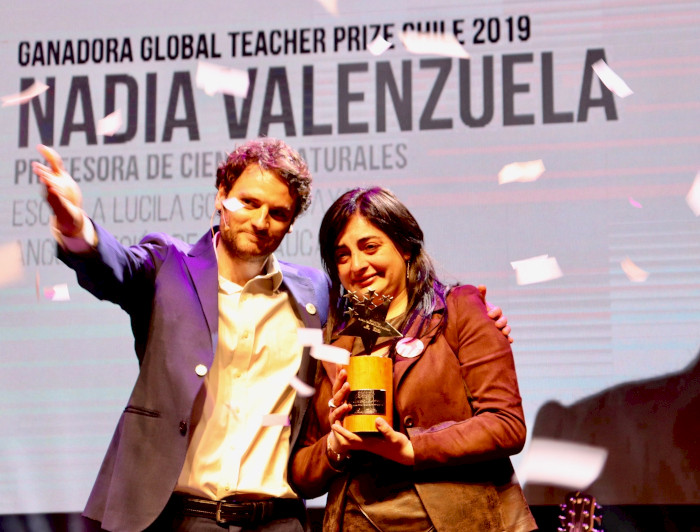 Nadia Valenzuela, profesora de Angol, ganadora del Global Teacher Prize Chile 2019