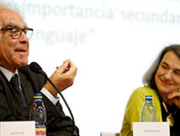 imagen correspondiente a la noticia: "El historiador Carlo Ginzburg reunió a cientos de académicos y estudiantes en torno a la disciplina"