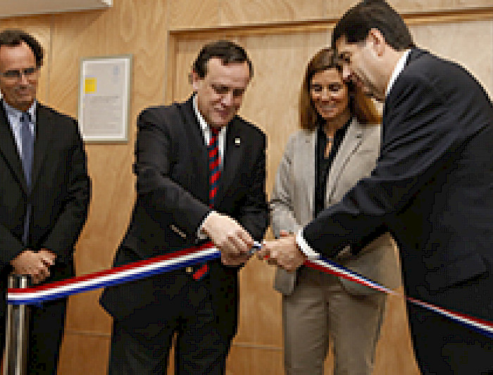 imagen correspondiente a la noticia: "Escuela de Construcción Civil inauguró dos nuevos espacios en su edificio"