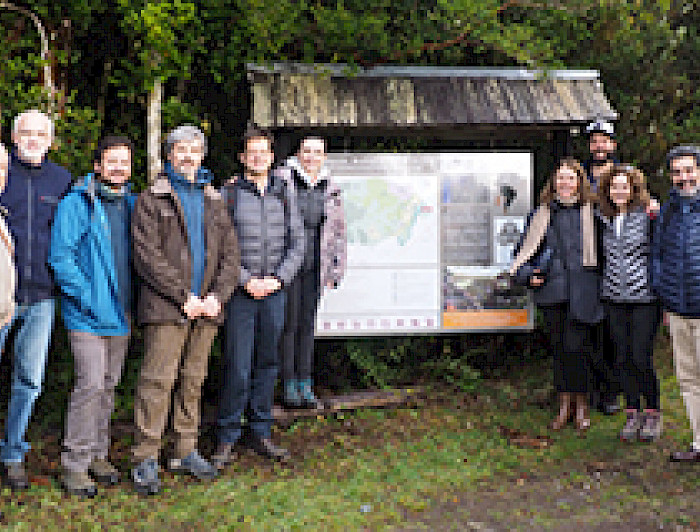 imagen correspondiente a la noticia: "Delegación UC visita la Estación Senda Darwin en Chiloé"